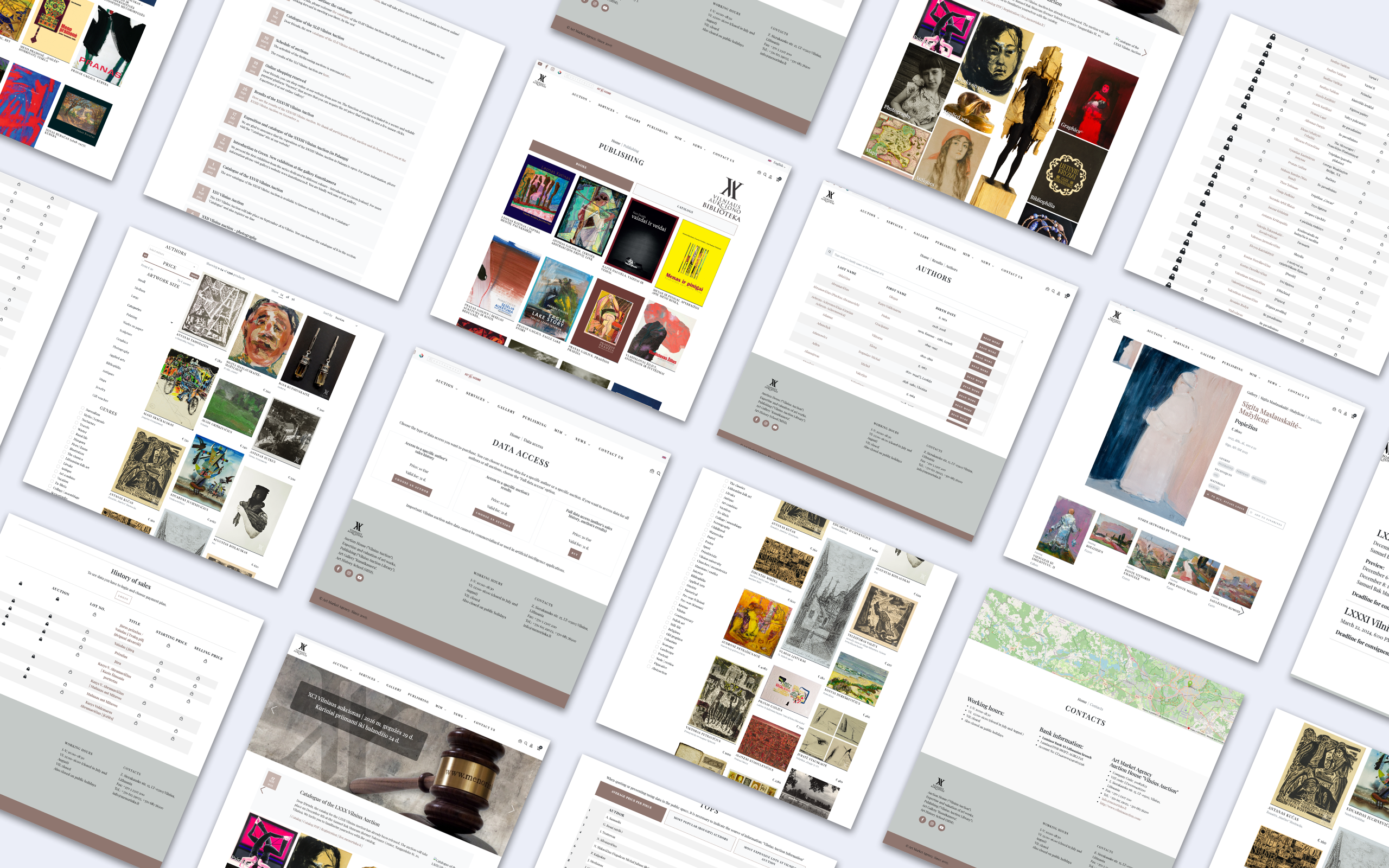 Menorika product screens