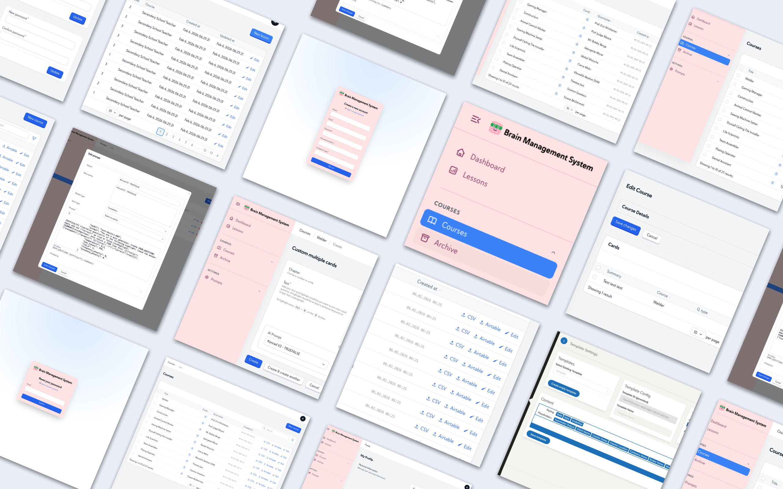 Poko product screens