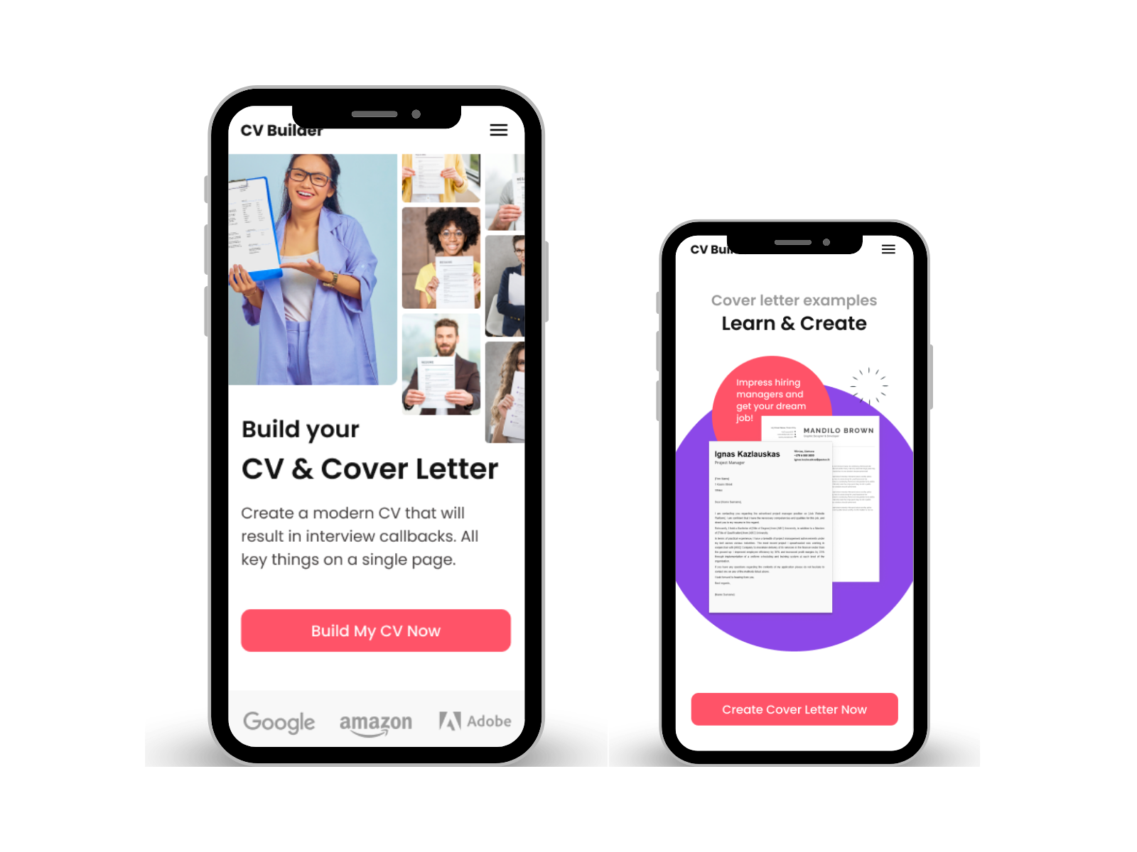 CV Builder case study